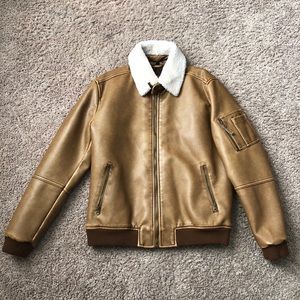 Zara Brown Leather Jacket